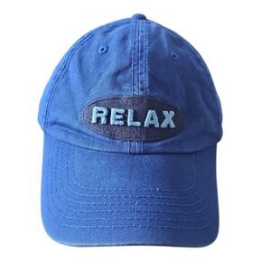 Tommy Bahama “Relax” Tip Your Hat Margarita Cap Cotton Dad Hat Unisex Blue